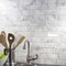 Smart Tiles Smart Tiles 8.38 in. W X 11.56 in. L Gray/White Mosaic Vinyl Adhesive Wall Tile 4 pc SM1080-4 - alternate 2